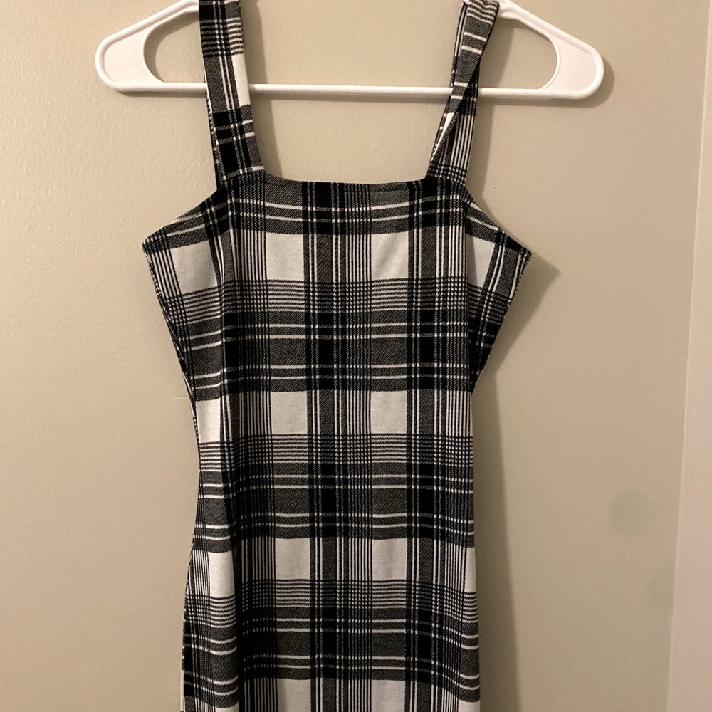 Plaid Mini Dress